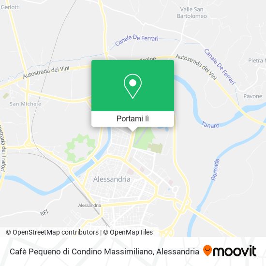 Mappa Cafè Pequeno di Condino Massimiliano