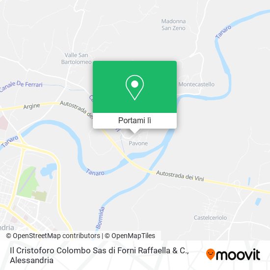 Mappa Il Cristoforo Colombo Sas di Forni Raffaella & C.