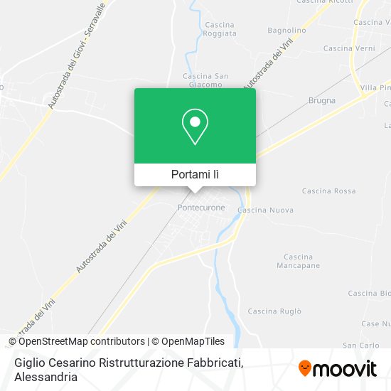 Mappa Giglio Cesarino Ristrutturazione Fabbricati