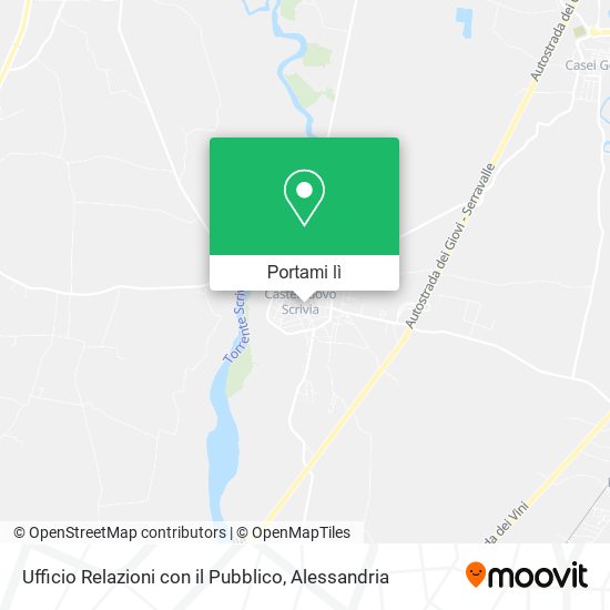 Mappa Ufficio Relazioni con il Pubblico