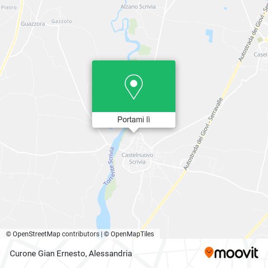 Mappa Curone Gian Ernesto