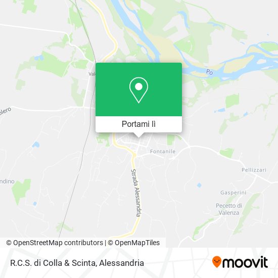 Mappa R.C.S. di Colla & Scinta
