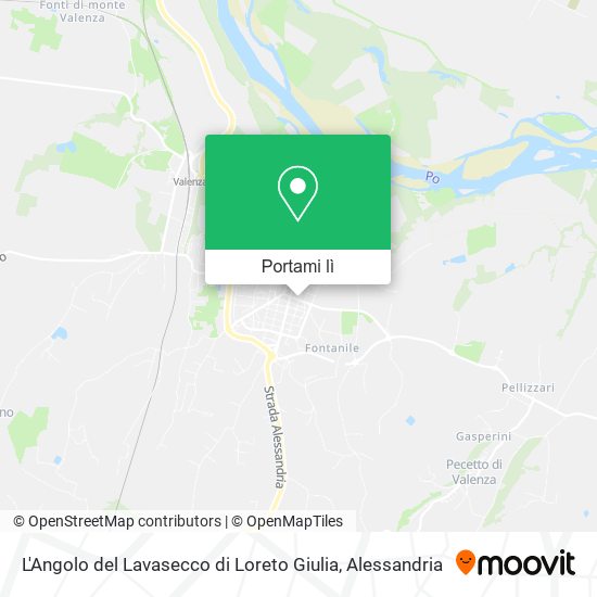 Mappa L'Angolo del Lavasecco di Loreto Giulia