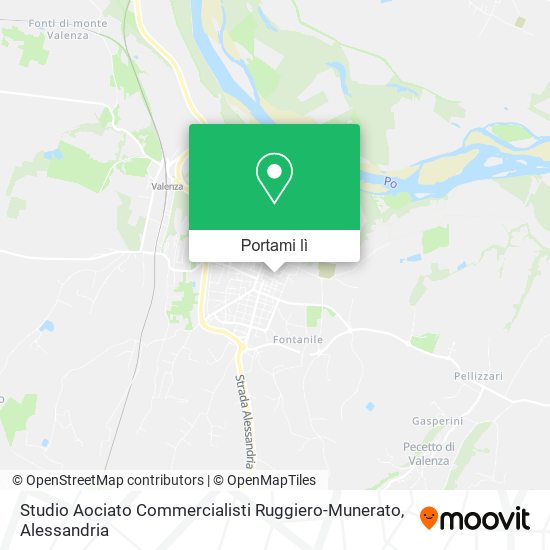 Mappa Studio Aociato Commercialisti Ruggiero-Munerato