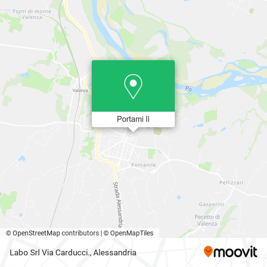 Mappa Labo Srl Via Carducci.