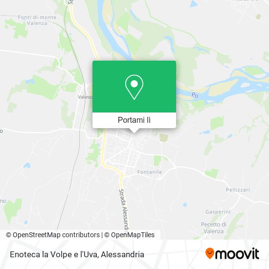 Mappa Enoteca la Volpe e l'Uva