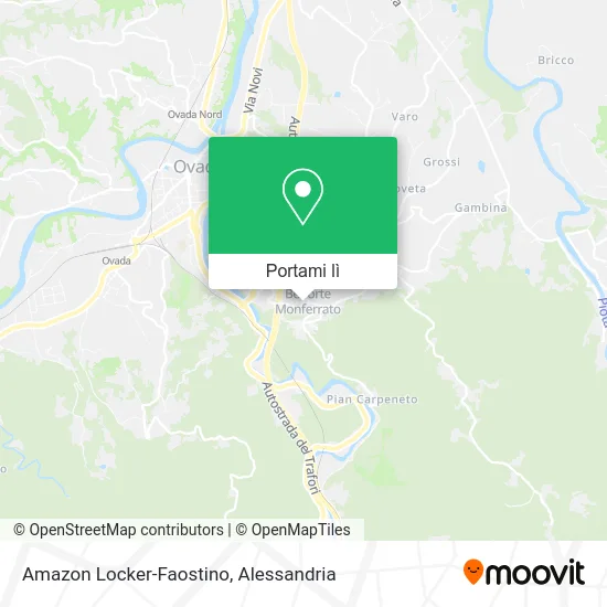 Mappa Amazon Locker-Faostino