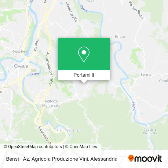 Mappa Bensi - Az. Agricola Produzione Vini