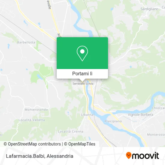 Mappa Lafarmacia.Balbi