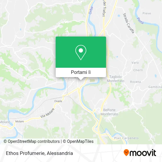 Mappa Ethos Profumerie