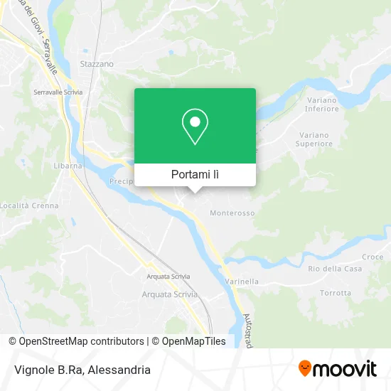 Mappa Vignole B.Ra