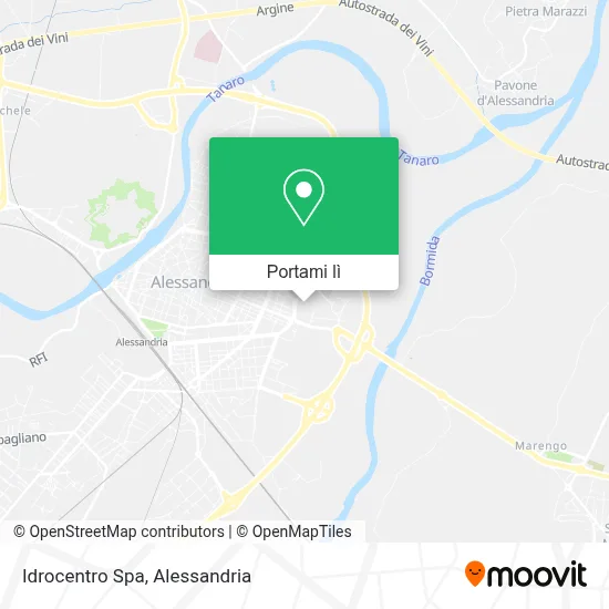 Mappa Idrocentro Spa