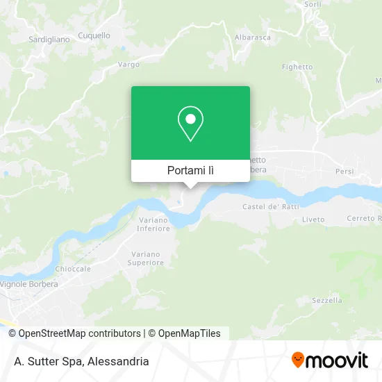 Mappa A. Sutter Spa