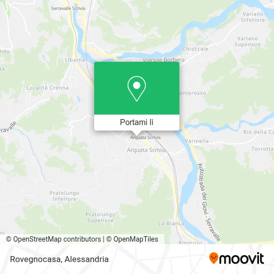 Mappa Rovegnocasa