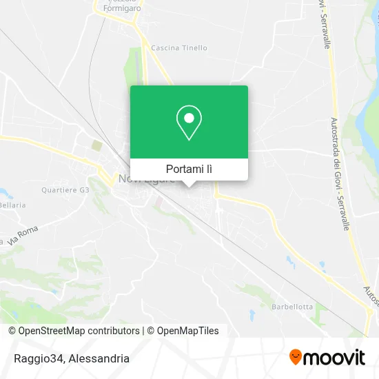 Mappa Raggio34