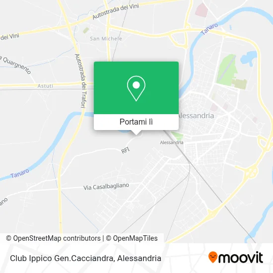 Mappa Club Ippico Gen.Cacciandra