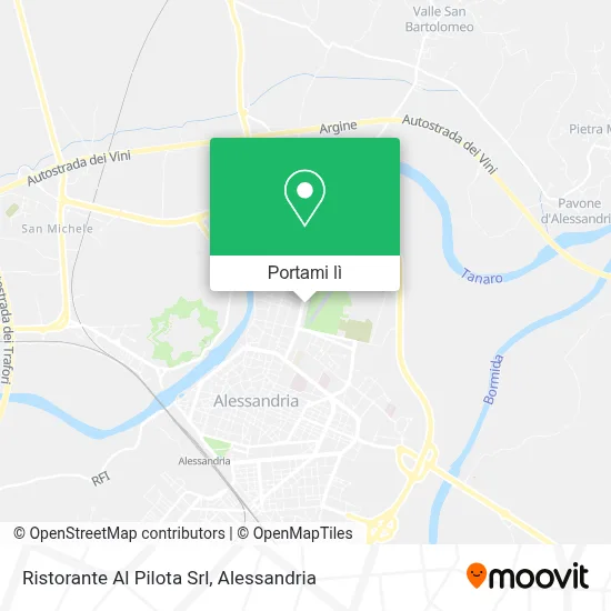Mappa Ristorante Al Pilota Srl