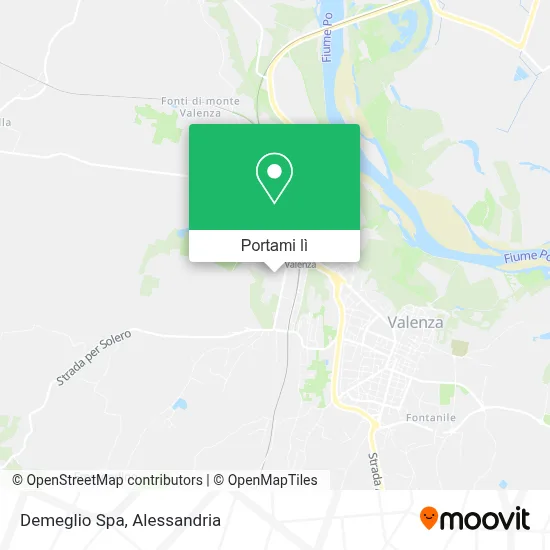 Mappa Demeglio Spa