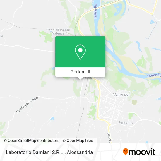 Mappa Laboratorio Damiani S.R.L.