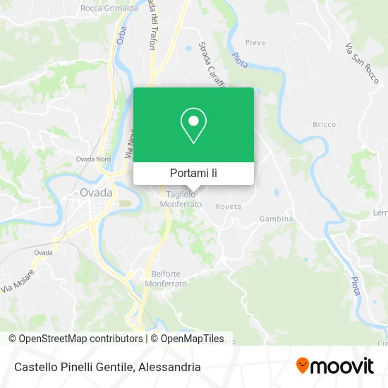 Mappa Castello Pinelli Gentile