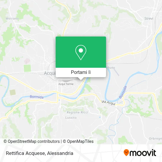 Mappa Rettifica Acquese