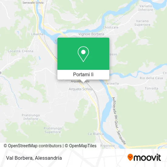 Mappa Val Borbera