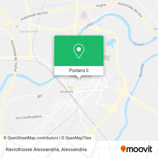 Mappa Raviolhouse Alessandria