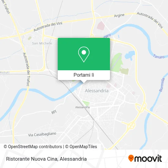 Mappa Ristorante Nuova Cina