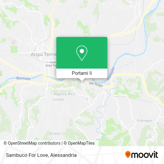 Mappa Sambuco For Love