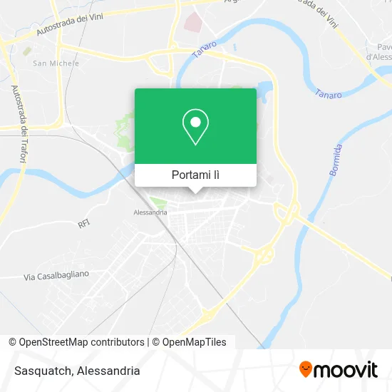 Mappa Sasquatch