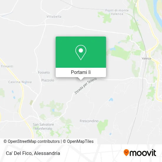 Mappa Ca' Del Fico