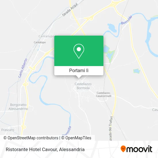 Mappa Ristorante Hotel Cavour