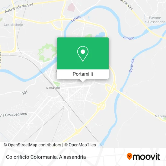 Mappa Colorificio Colormania
