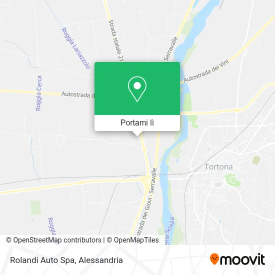 Mappa Rolandi Auto Spa
