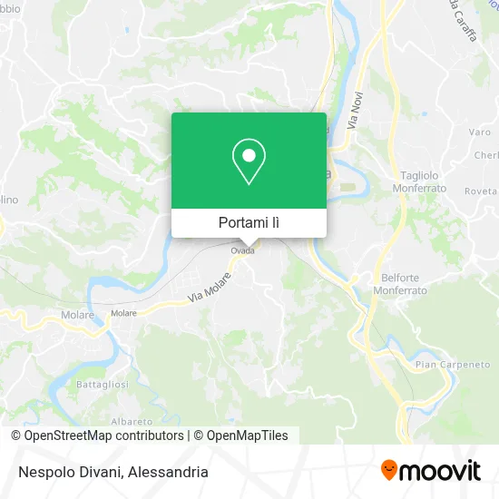 Mappa Nespolo Divani