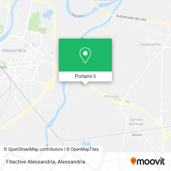 Mappa Fitactive Alessandria