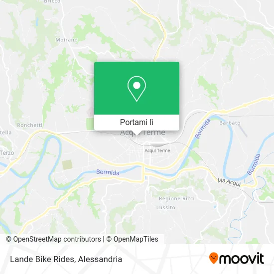 Mappa Lande Bike Rides