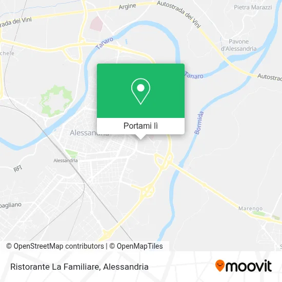 Mappa Ristorante La Familiare
