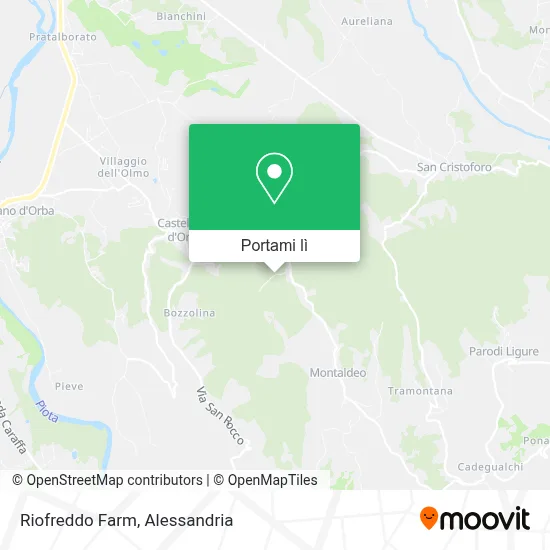 Mappa Riofreddo Farm
