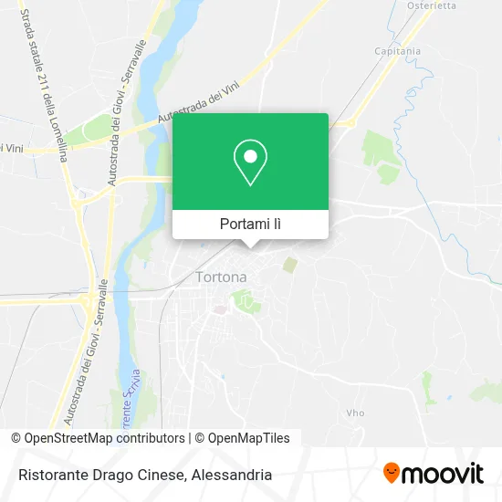 Mappa Ristorante Drago Cinese