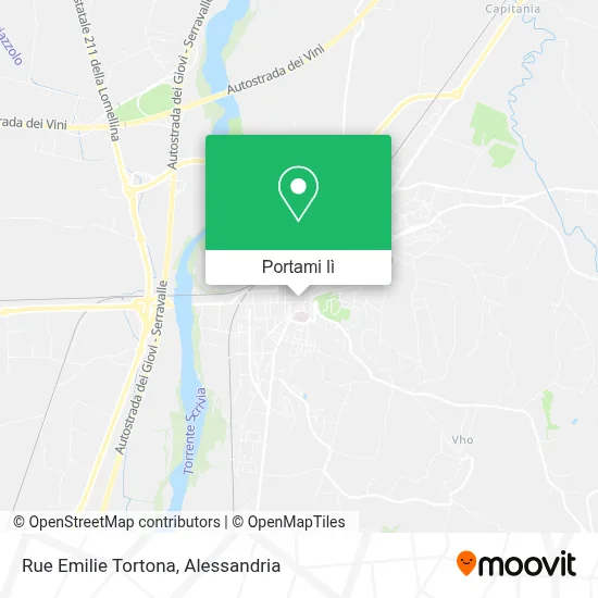 Mappa Rue Emilie Tortona
