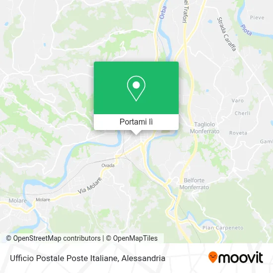 Mappa Ufficio Postale Poste Italiane