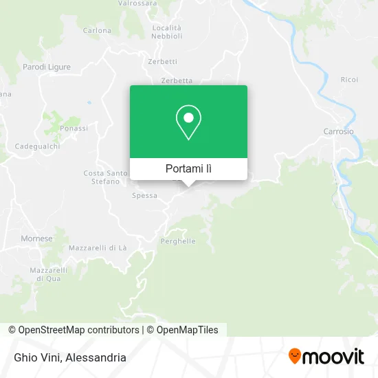 Mappa Ghio Vini