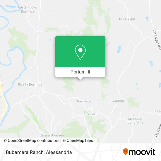 Mappa Bubamara Ranch