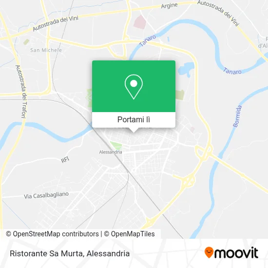Mappa Ristorante Sa Murta