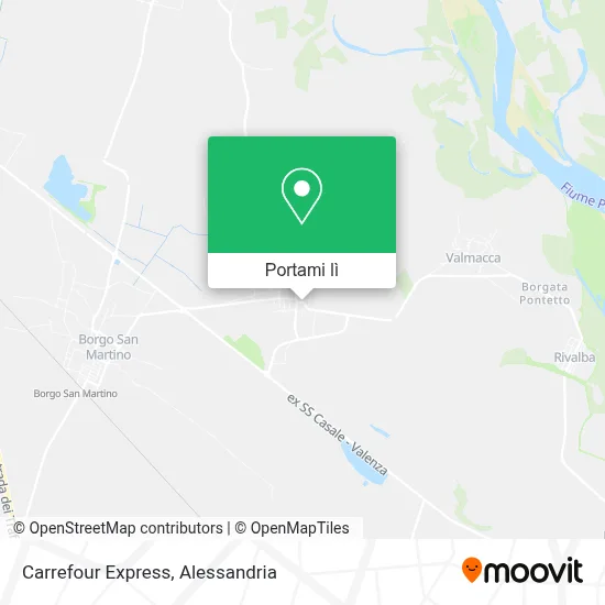 Mappa Carrefour Express