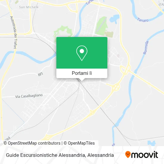 Mappa Guide Escursionistiche Alessandria