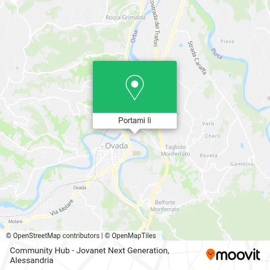 Mappa Community Hub - Jovanet Next Generation