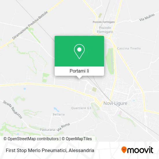 Mappa First Stop Merlo Pneumatici