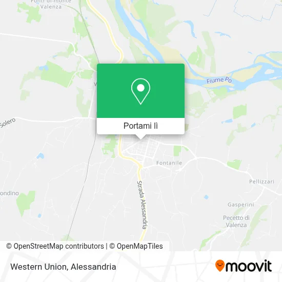 Mappa Western Union